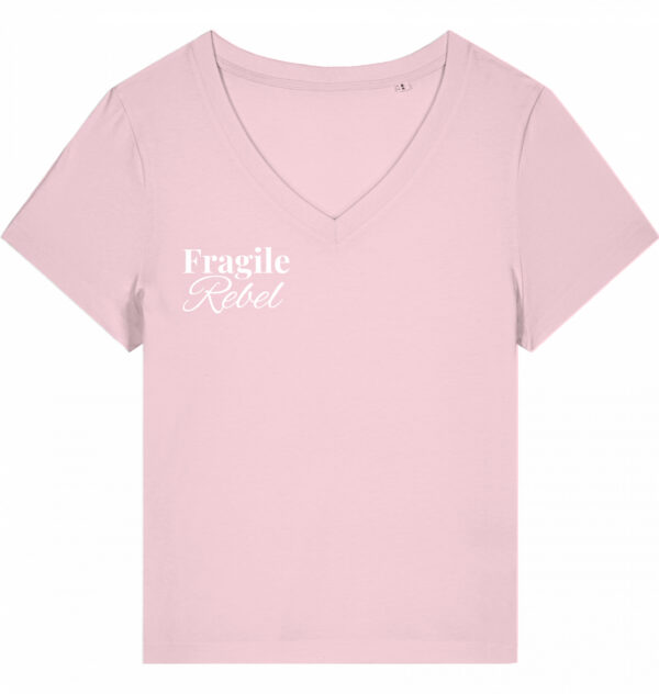 Rebel V-Neck T-shirt – Bild 3