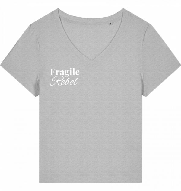 Rebel V-Neck T-shirt – Bild 5